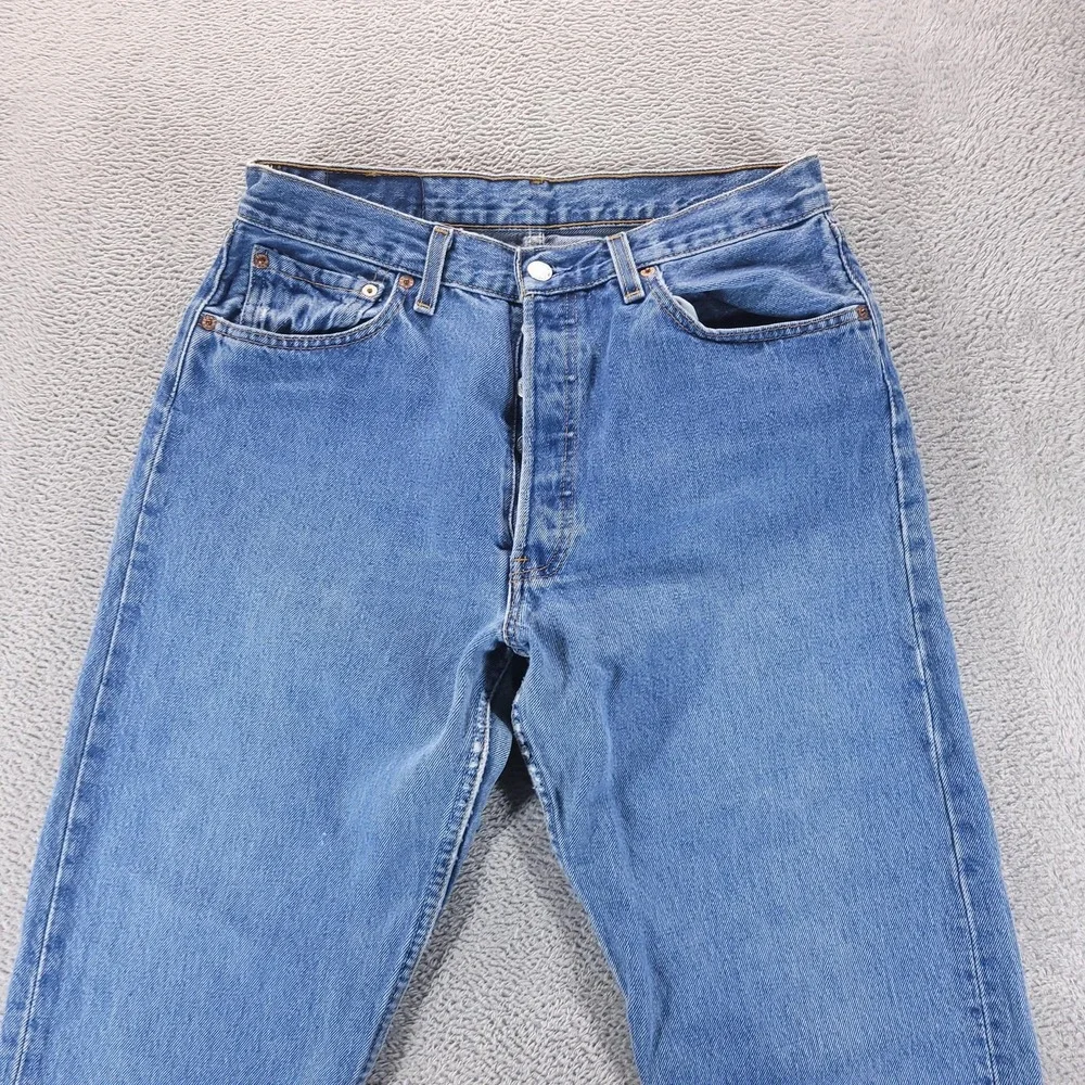 VTG Levis 501 Jeans Mens 33x32 Blue Regular Straight Button Fly USA 90s